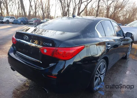 2016 Infiniti Q50 3.0T Premium/3.0T Sport from USA, damaged, VIN JN1EV7AR5GM341624